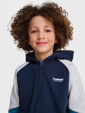 Hummel Zip-Up Hoodie in Blue