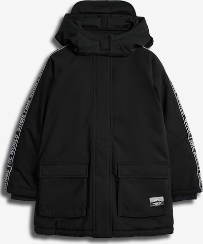 SOMETIME SOON Winterjas in de kleur Zwart / Wit, Productweergave