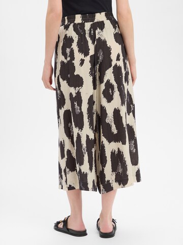 MSCH COPENHAGEN Loose fit Pleat-front trousers ' Karalie Jusia ' in Beige