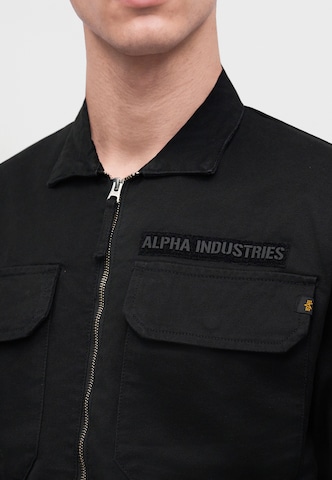 ALPHA INDUSTRIES Átmeneti dzseki - fekete