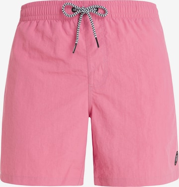 PROTEST Swimming shorts 'Faster' in Pink: front