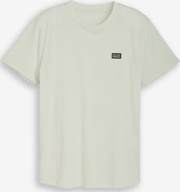 T-Shirt TOM TAILOR DENIM en vert : devant