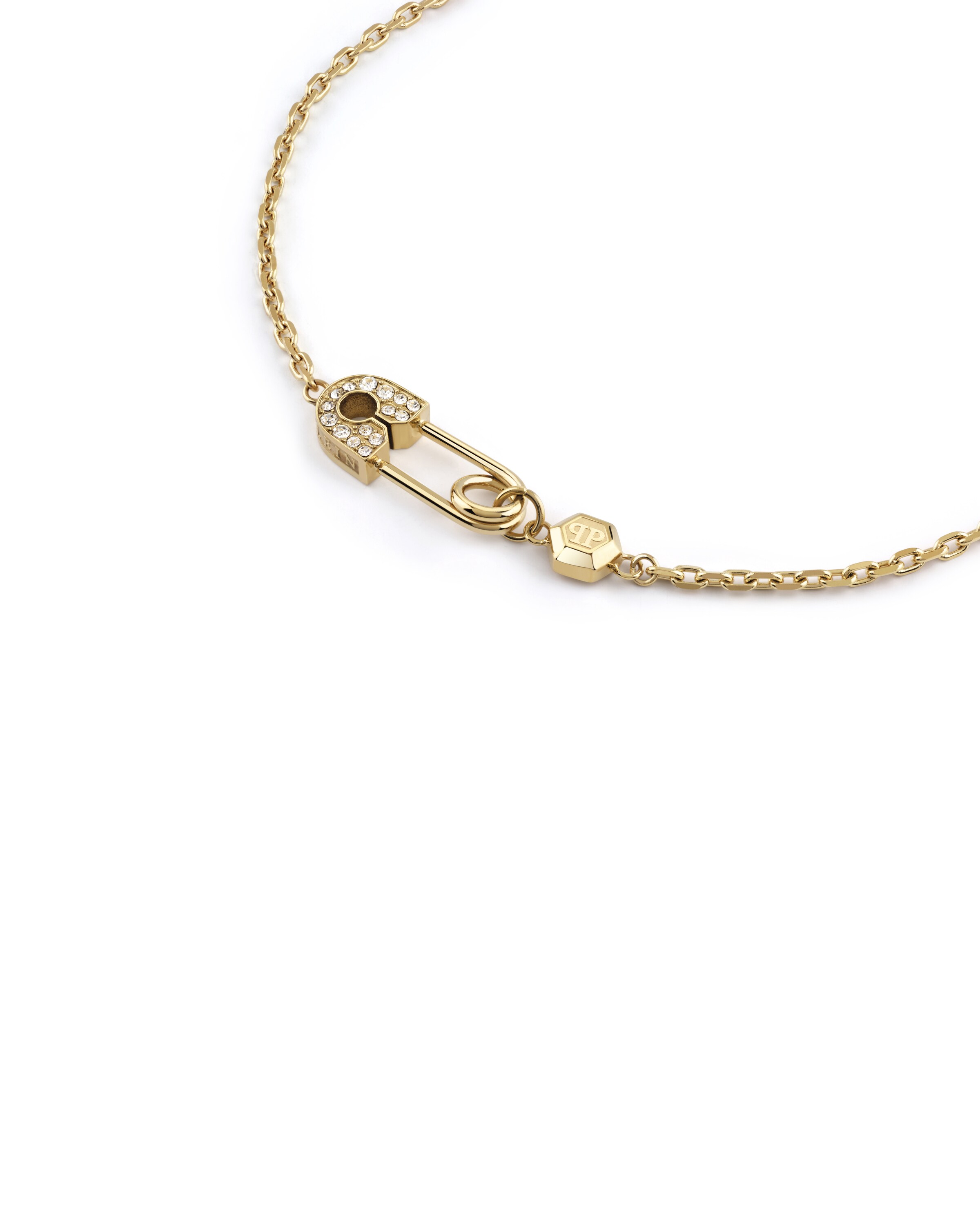 Philipp Plein Jewellery Armband 'SAFETY PIN' in Goud