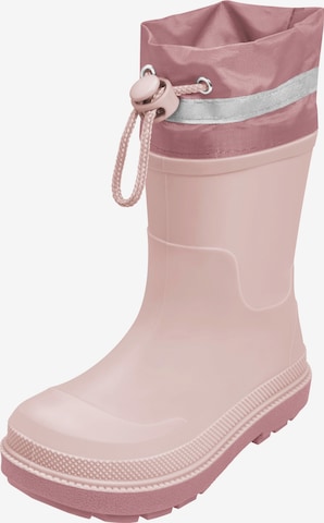 PLAYSHOES Rubber boot in Pink: front