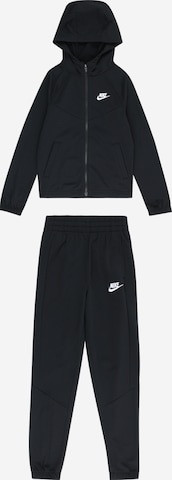 Trening de la Nike Sportswear pe negru: față