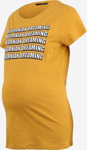 Supermom T-Shirt 'Californian Dreaming' in Gelb: predná strana