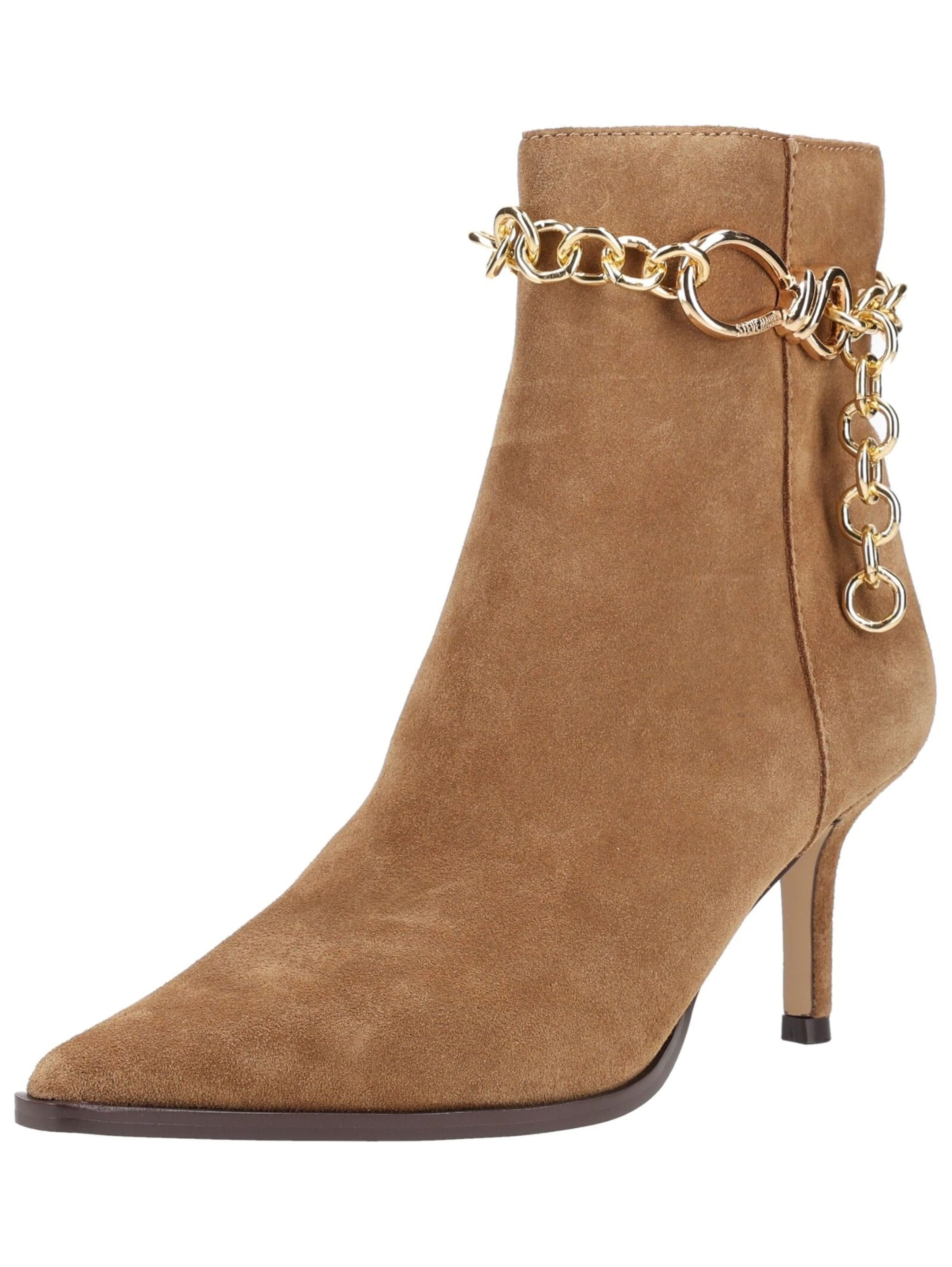 STEVE MADDEN Enkellaarsjes in Bruin: voorkant