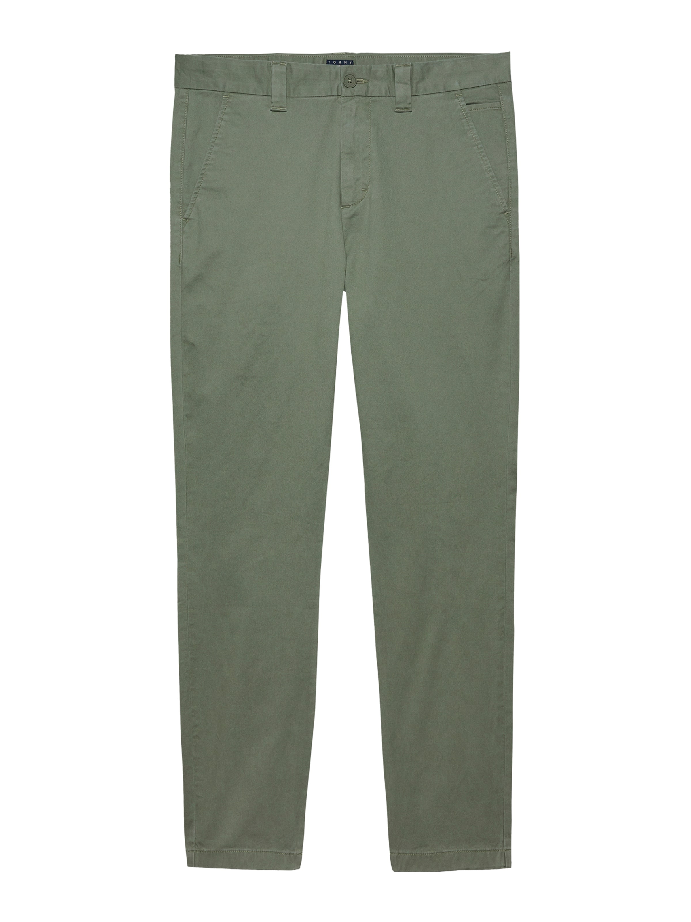 Tommy Jeans Hosen 'AUSTIN' in Grün: Vorderseite