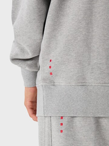 Ossy Homer Sweatshirt 'Baumwolle 450 GSM Oversize Hoodie – Kapuzenpullover' in Grau