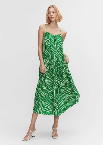 MANGO Letné šaty 'Gari' - Zelená