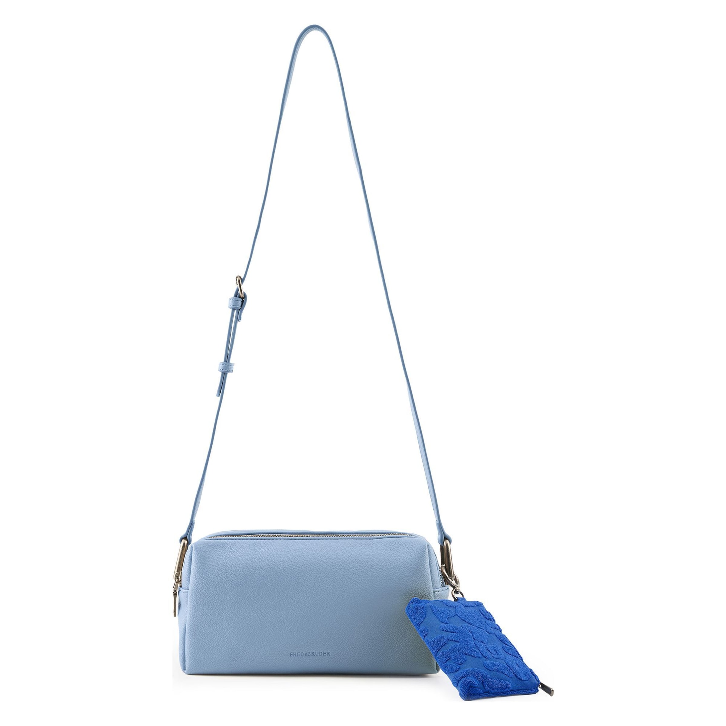 FREDsBRUDER Schoudertas 'Color Kiss' in Blauw: voorkant