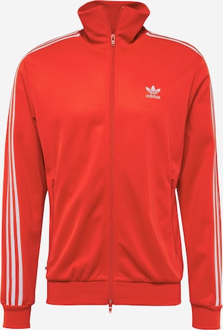 ADIDAS ORIGINALS Sweatjacke 'Adicolor Classics Beckenbauer Primeblue' in Rot: predná strana