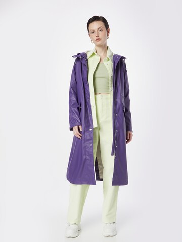 ILSE JACOBSEN Between-seasons coat in Purple