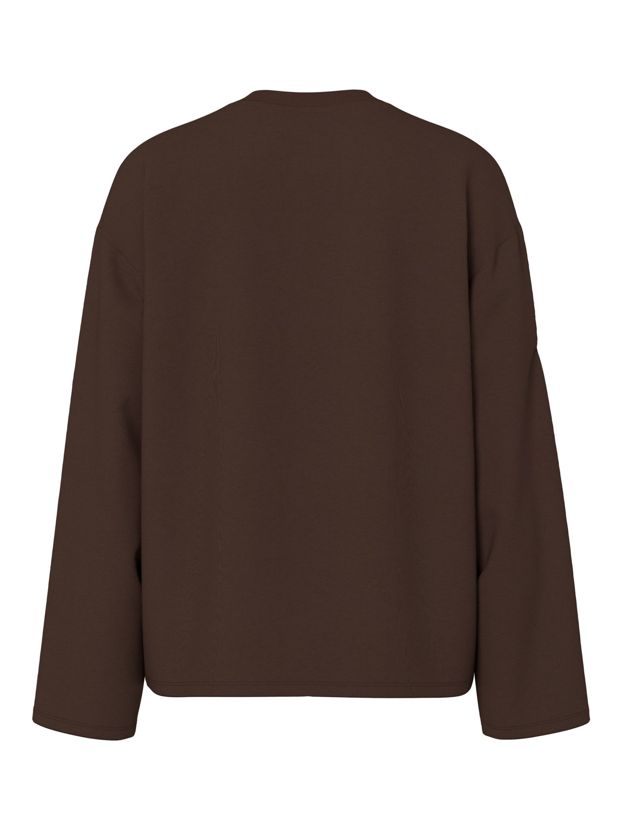 PIECES Shirt 'PCSADIE' in Brown