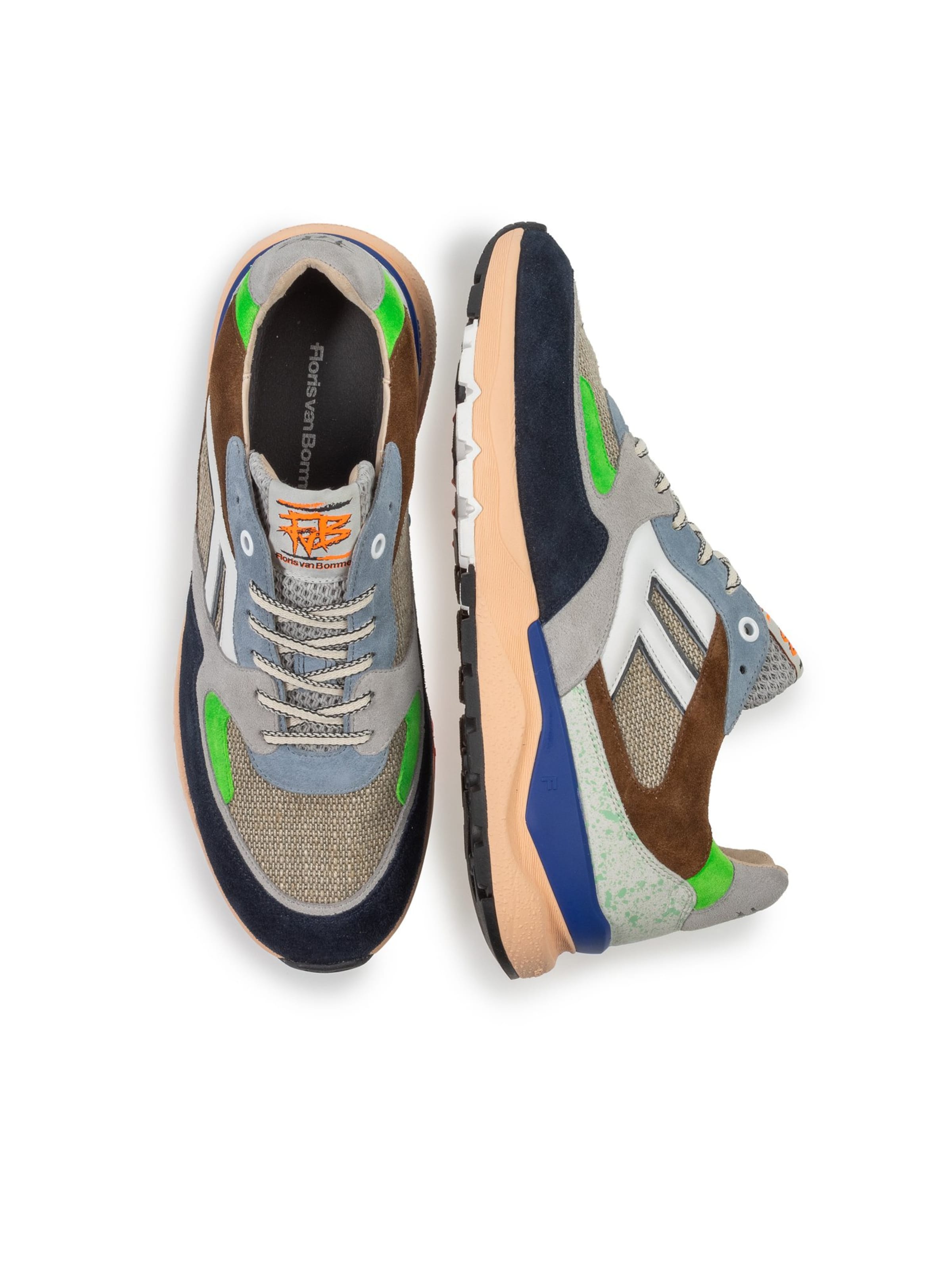 Floris van Bommel Sneaker 'De Treener 01' in Grün