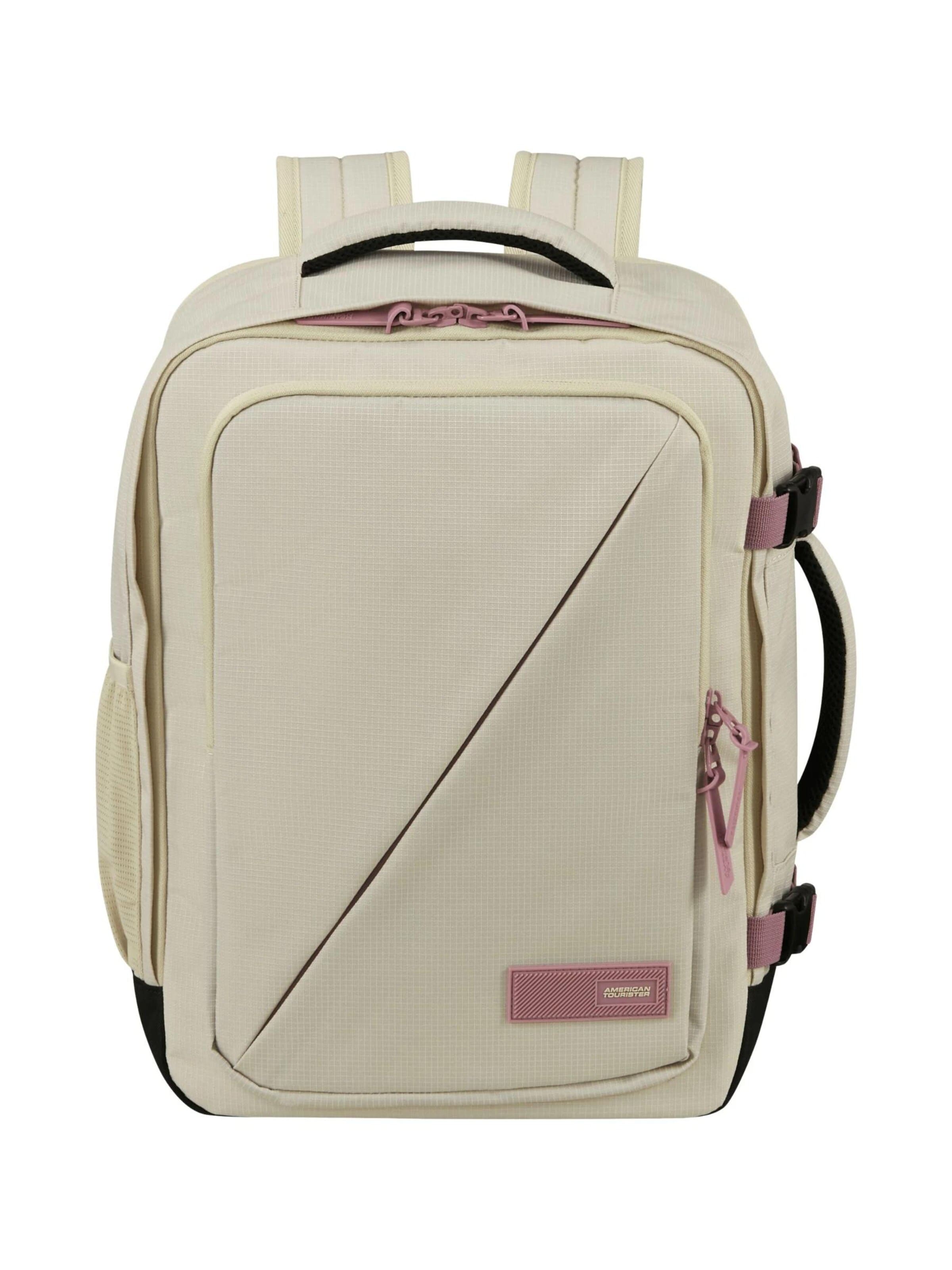 American Tourister Rugzak 'TAKE2CABIN CASUAL BACKPACK MS' in Beige: voorkant