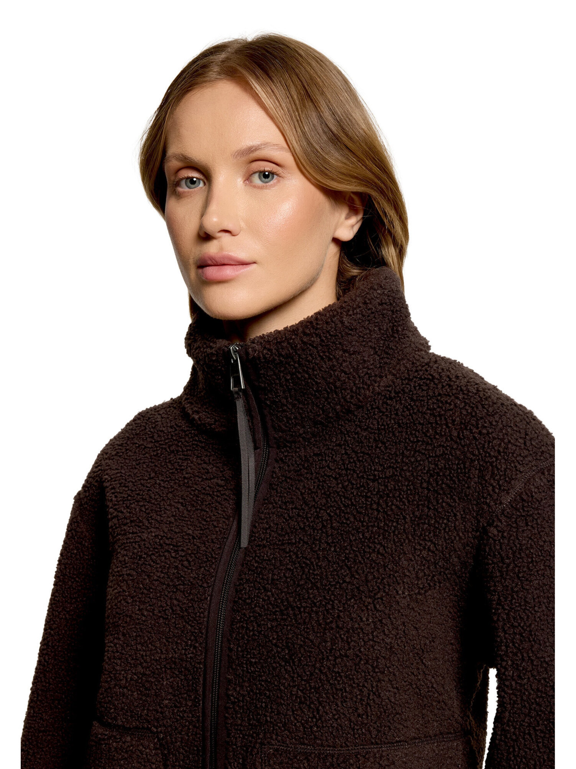 Cartoon Fleece Jacket in Brown