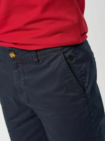 U.S. POLO ASSN. Regular Chino 'Lasse' in Blauw