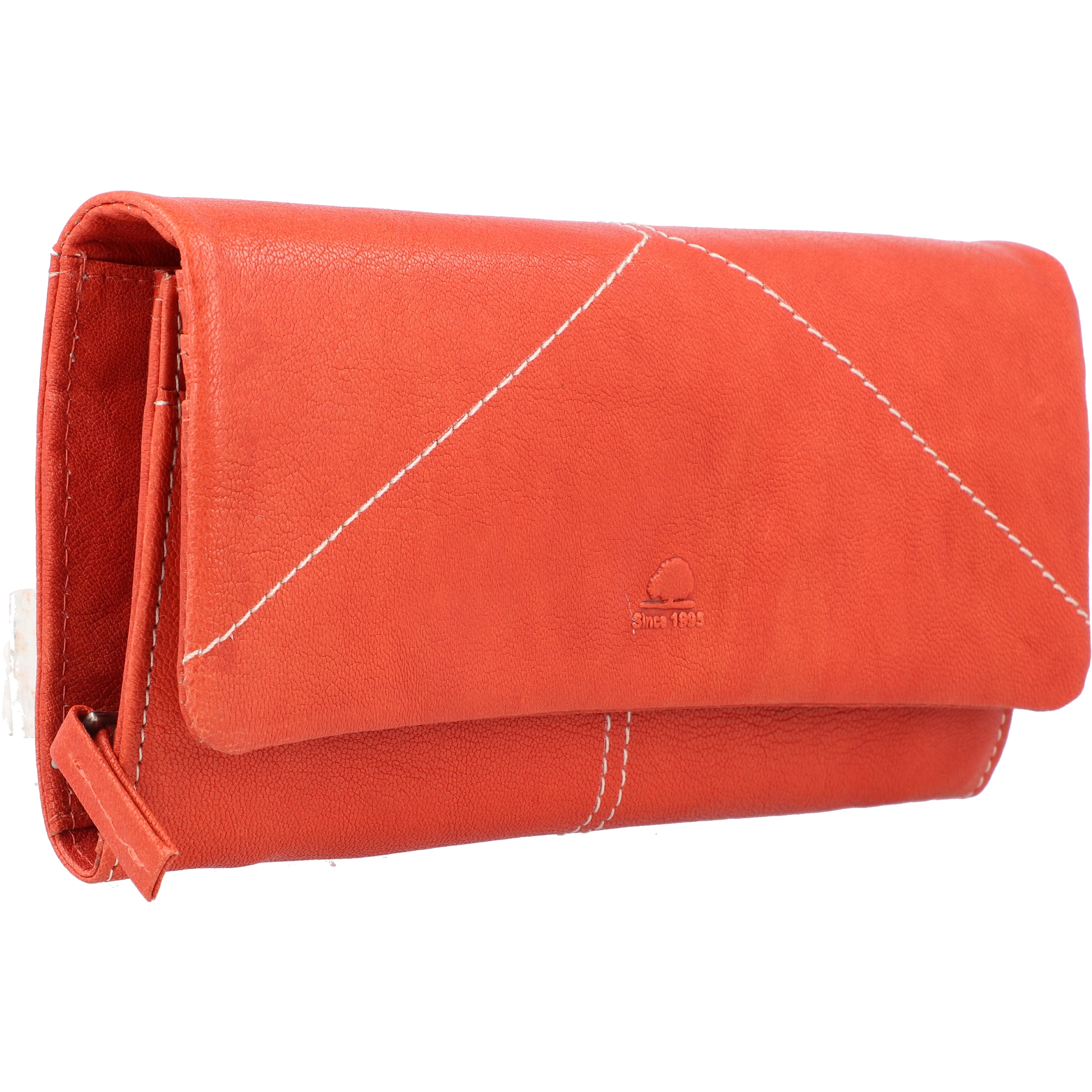 Portamonete 'Tumble Nappa' di GREENBURRY in arancione