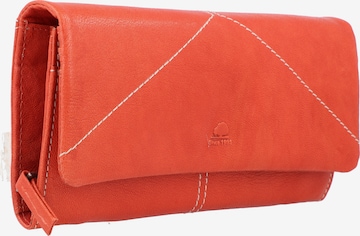 GREENBURRY Wallet 'Tumble Nappa' in Orange
