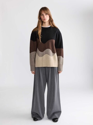 Pull-over oversize 'Lani' Yahmo en beige