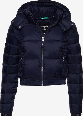 Superdry Between-Season Jacket 'Fuji' in Blue: front