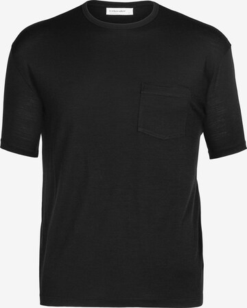 ICEBREAKER Shirt 'M Granary SS Pocket' in Schwarz: predná strana