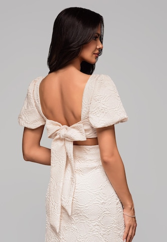 Robe de soirée Ombre en blanc