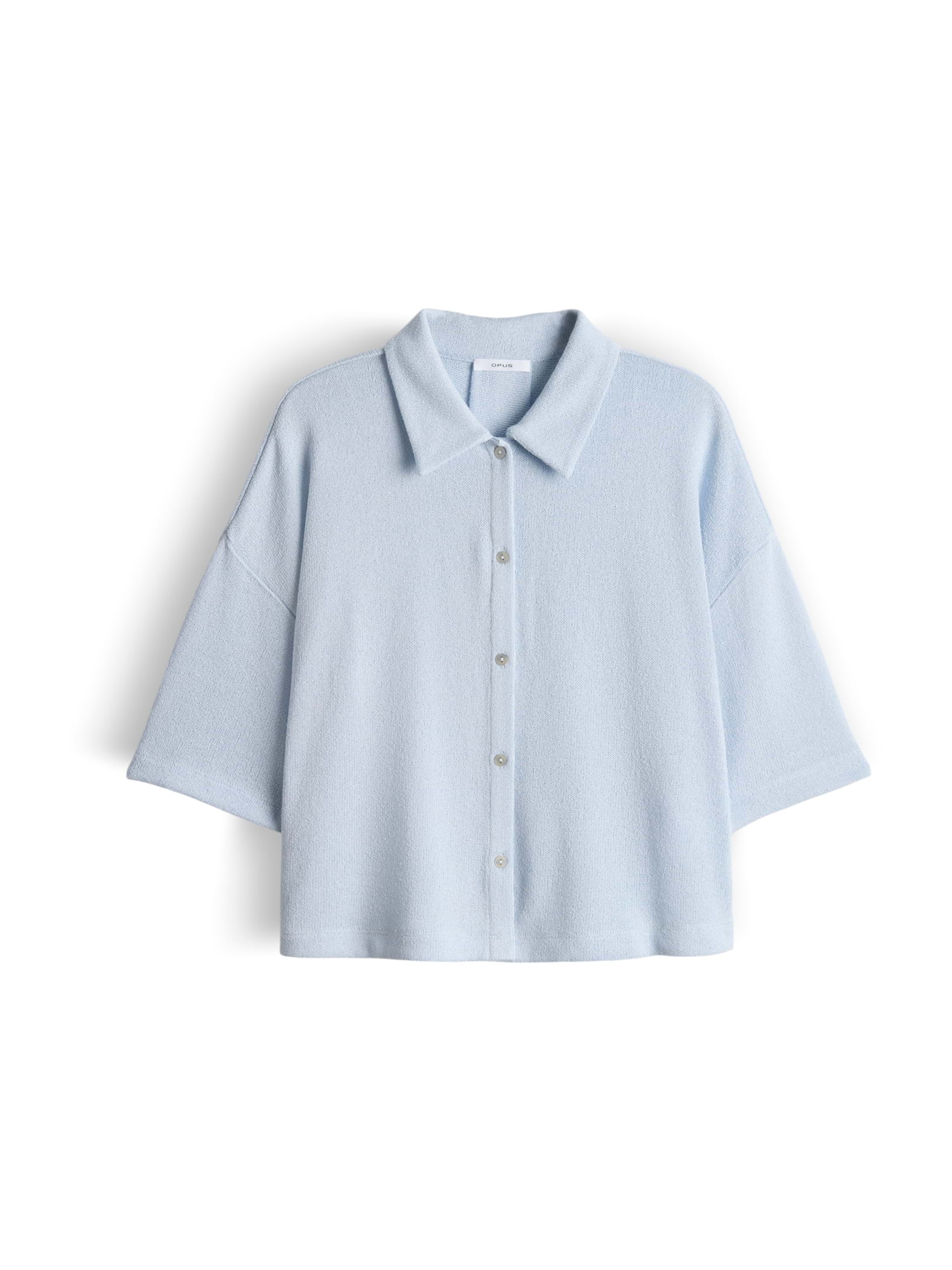 OPUS Bluzka 'Sitrica' w kolorze niebieski: przód