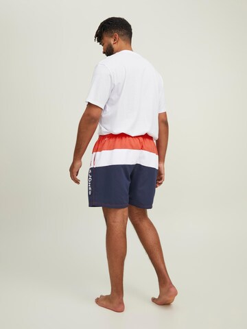 Jack & Jones Plus - Calções de banho 'Crete' em azul