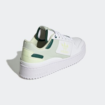 balts ADIDAS ORIGINALS Zemie brīvā laika apavi 'Forum Low Vegan'