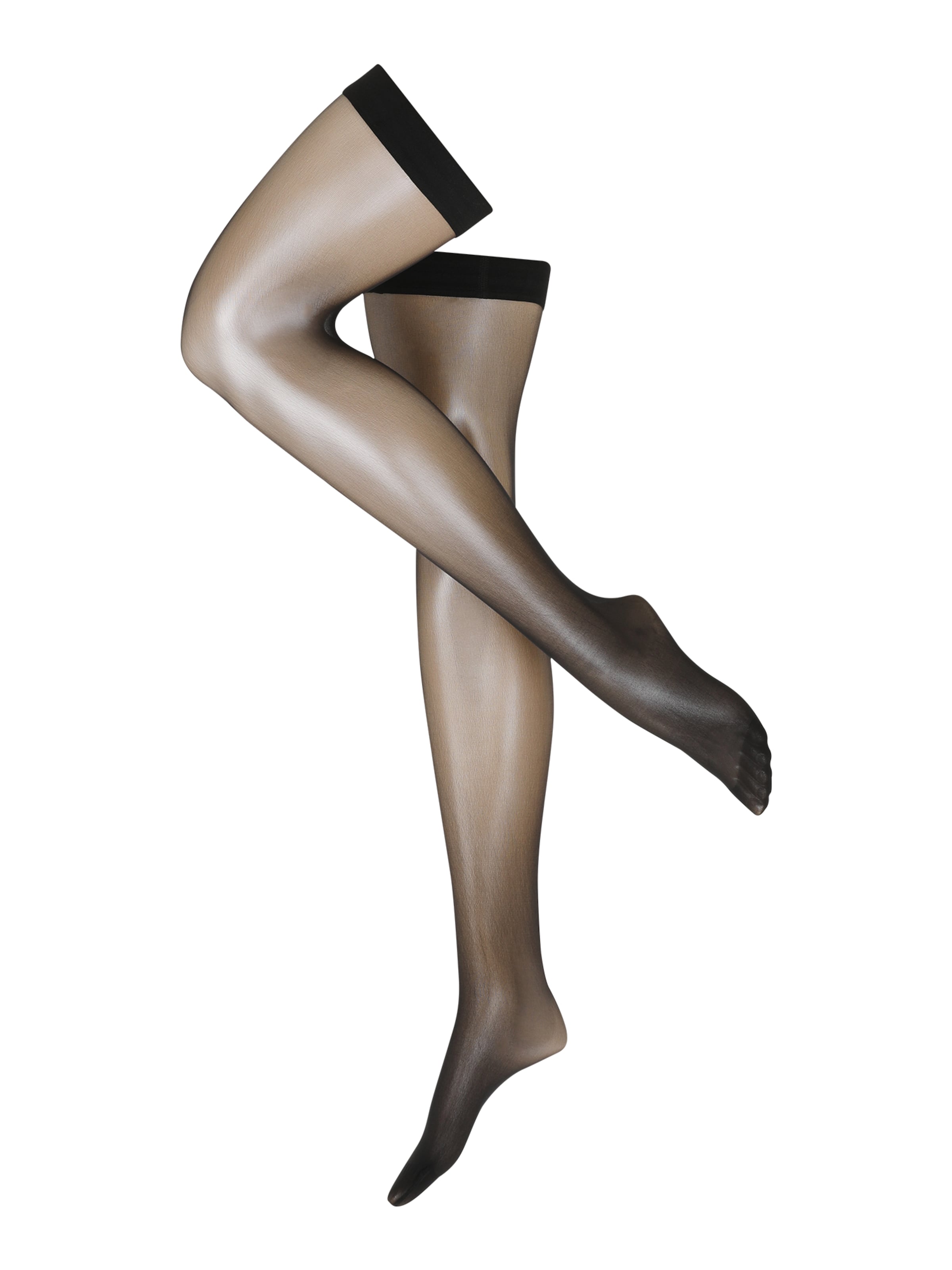 Wolford Podkolienky 'Individual' - Čierna: predná strana