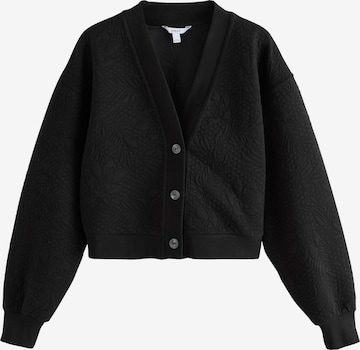 Hanorac de la Next pe negru: față