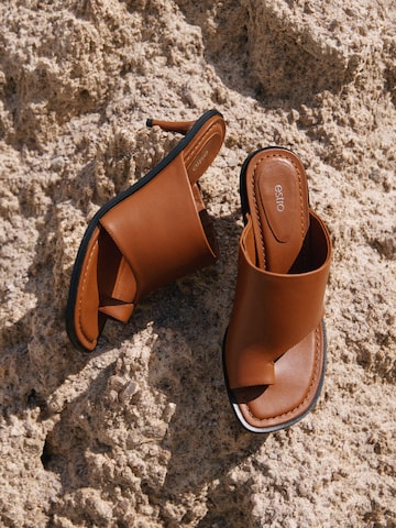 Estro Pantolette '503-07'‌‌‌‌ in Braun