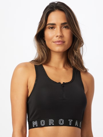 Bustier Soutien-gorge de sport 'NAKA' MOROTAI en noir : devant