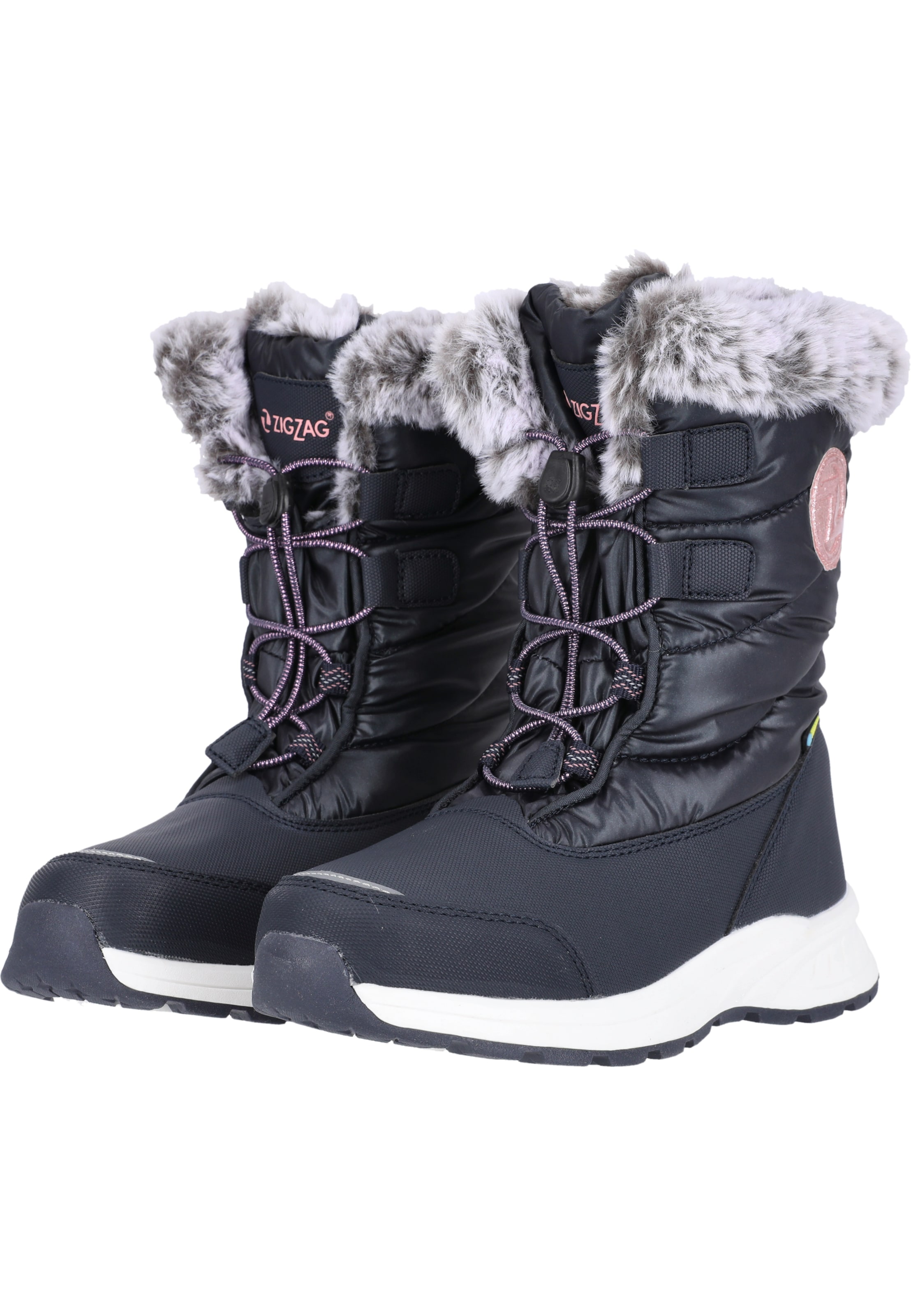 ZigZag Snow Boots in Blue