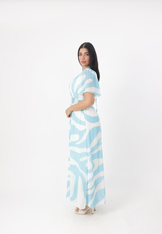 Robe d’été Elara en bleu