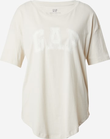 T-shirt GAP en beige : devant