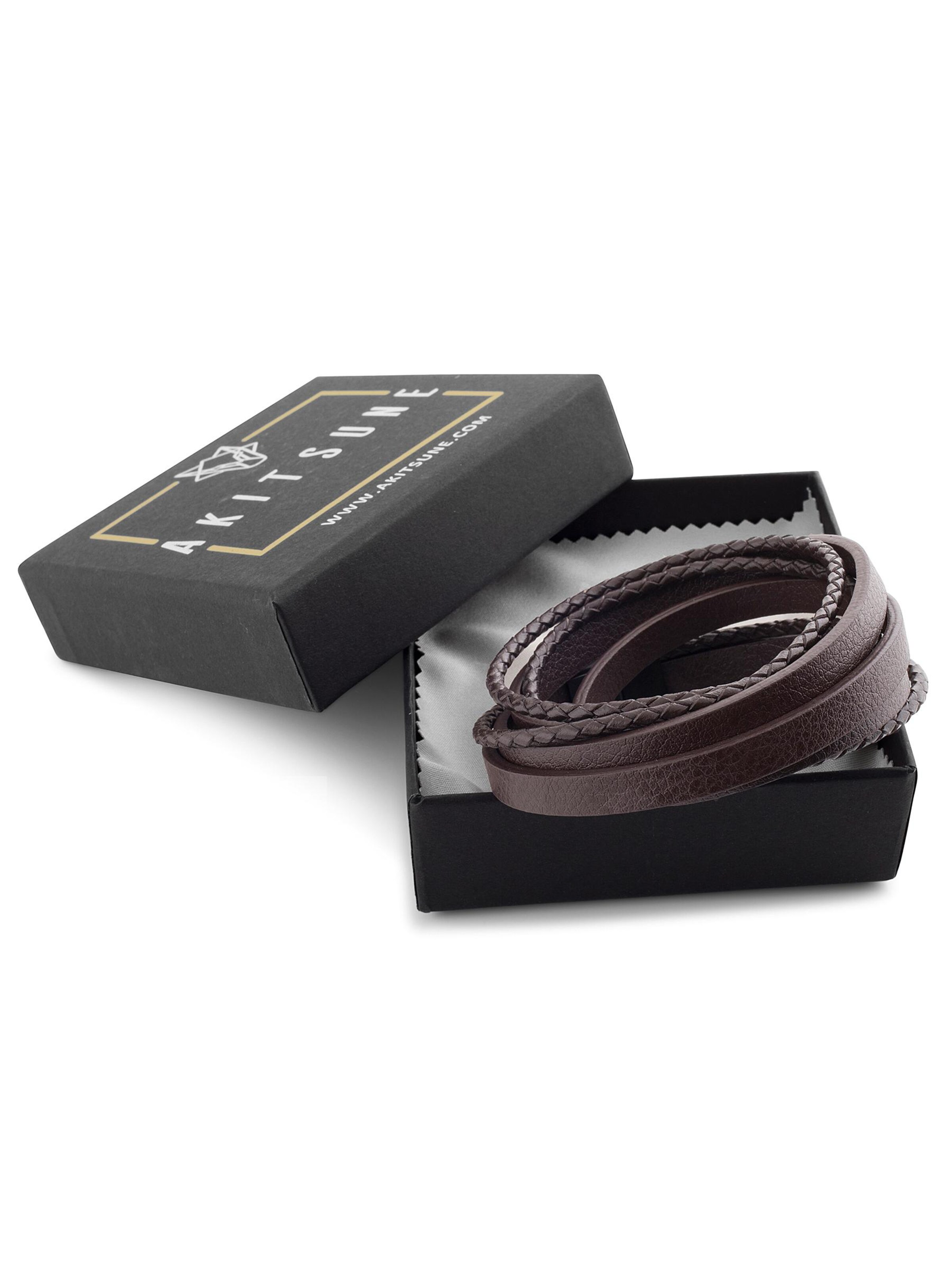 Akitsune Bracelet 'Dark Matter' in Brown