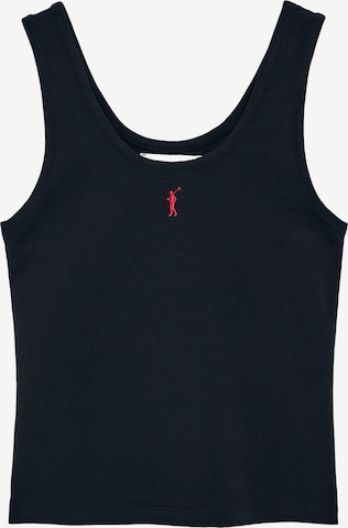 Polo Club Top in Blau: Vorderseite