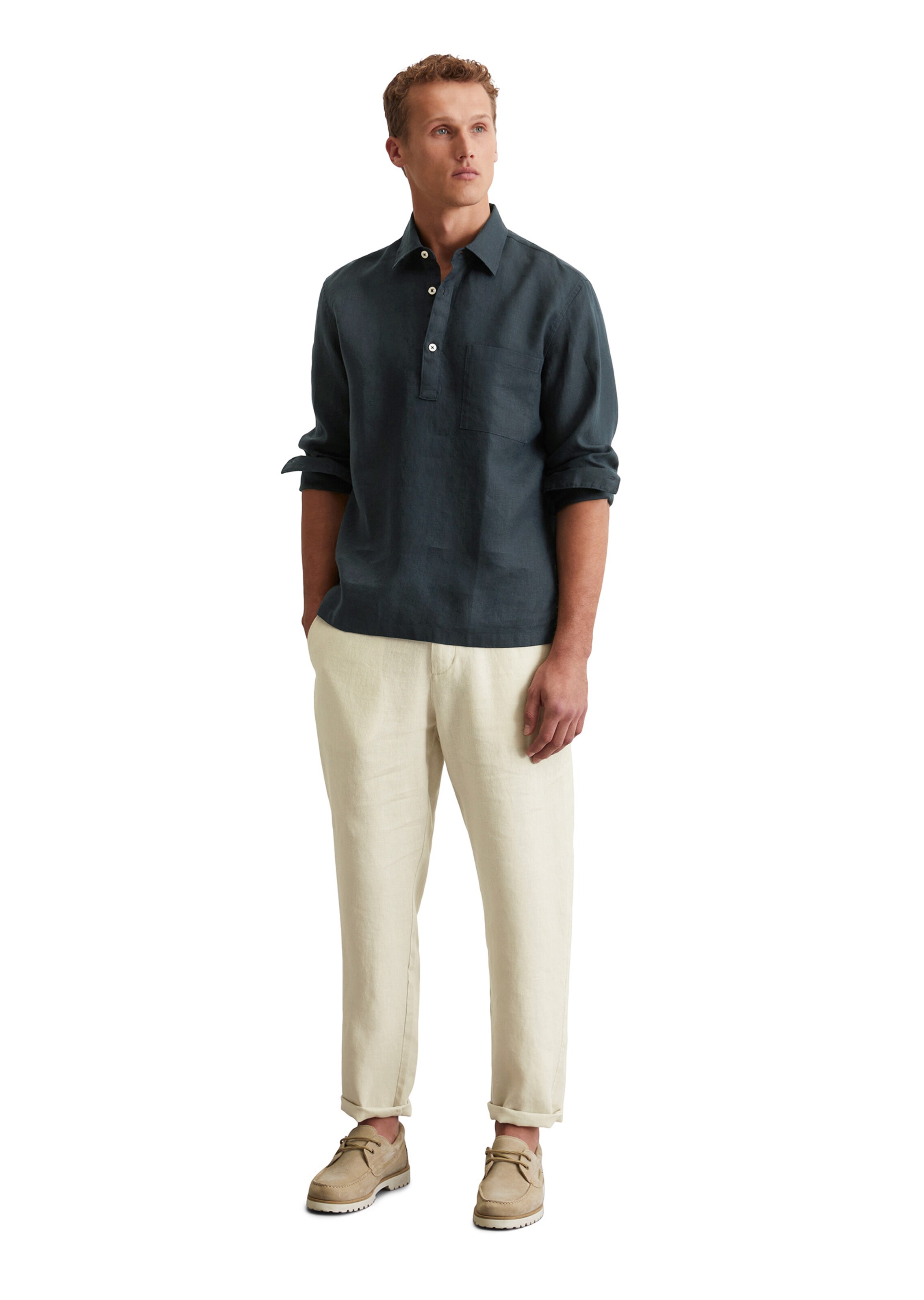 Marc O'Polo Regular Fit Hemd in Blau