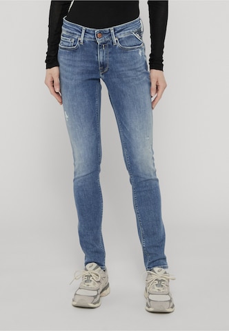 REPLAY Skinny Jeans in Blau: Vorderseite