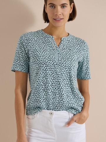 CECIL Bluse 'Lace Tunic' in Grün: Vorderseite