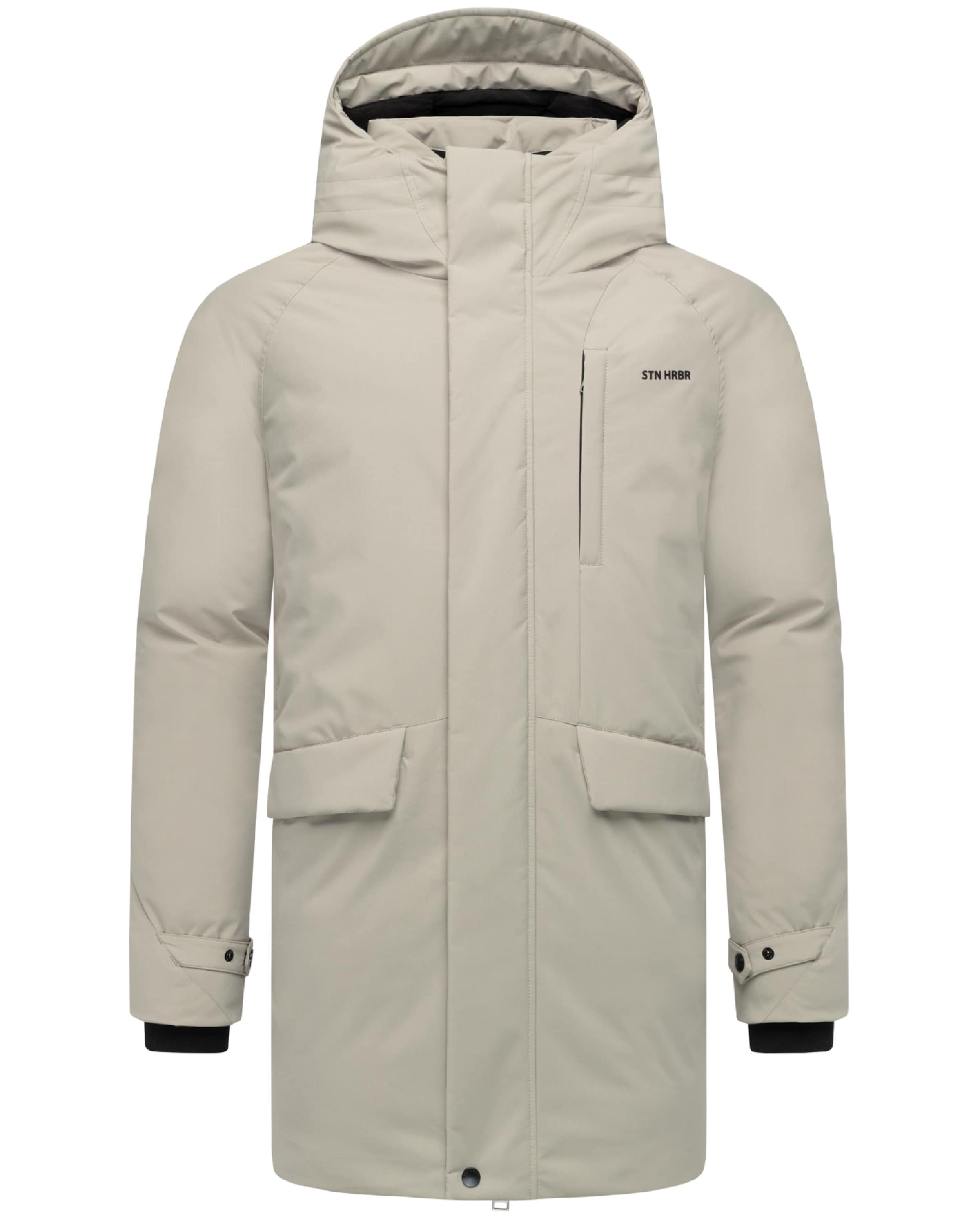 STONE HARBOUR Winter coat 'Emriis XX' in Grey: front