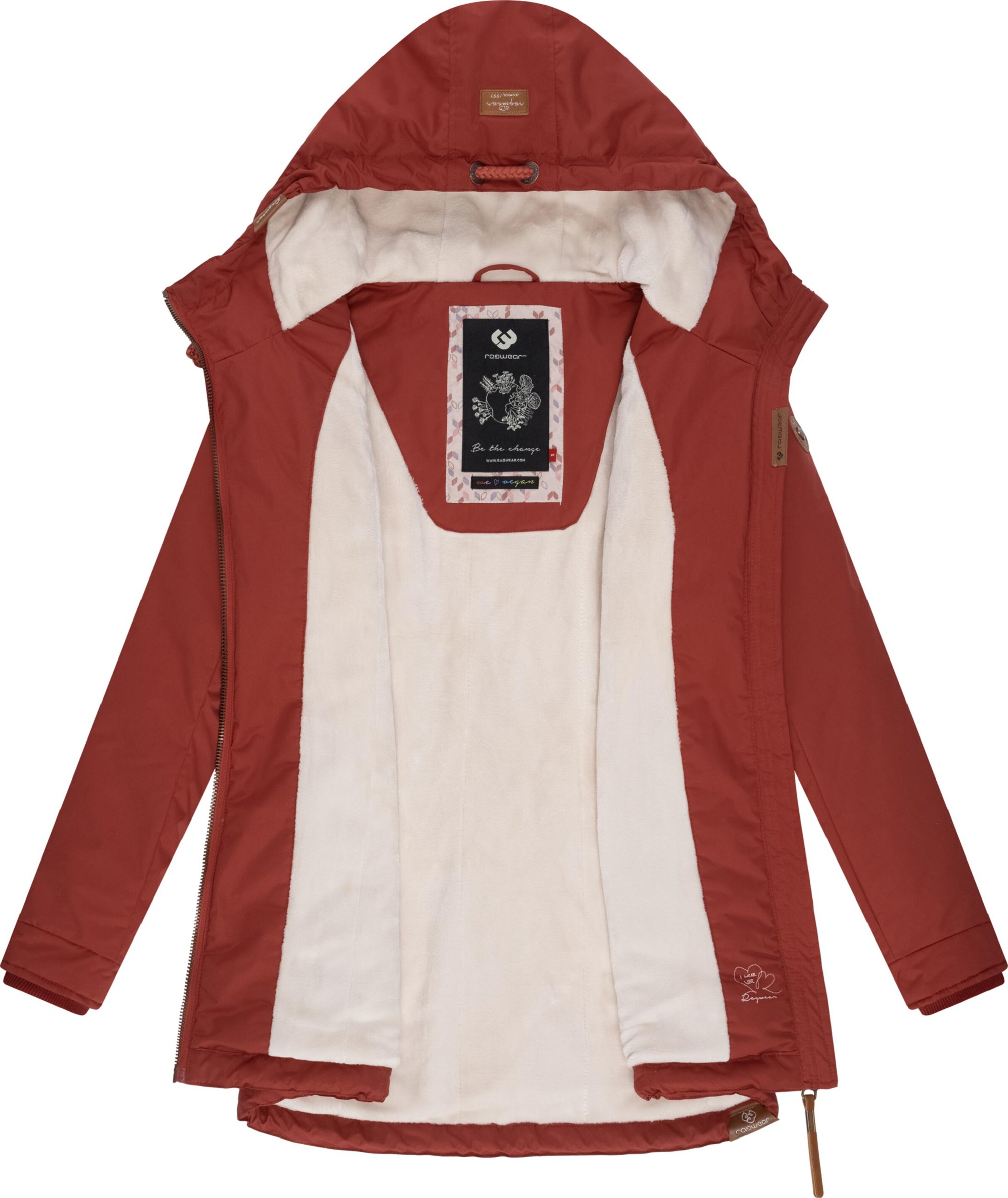 Veste d’hiver 'Zuzka' Ragwear en rouge
