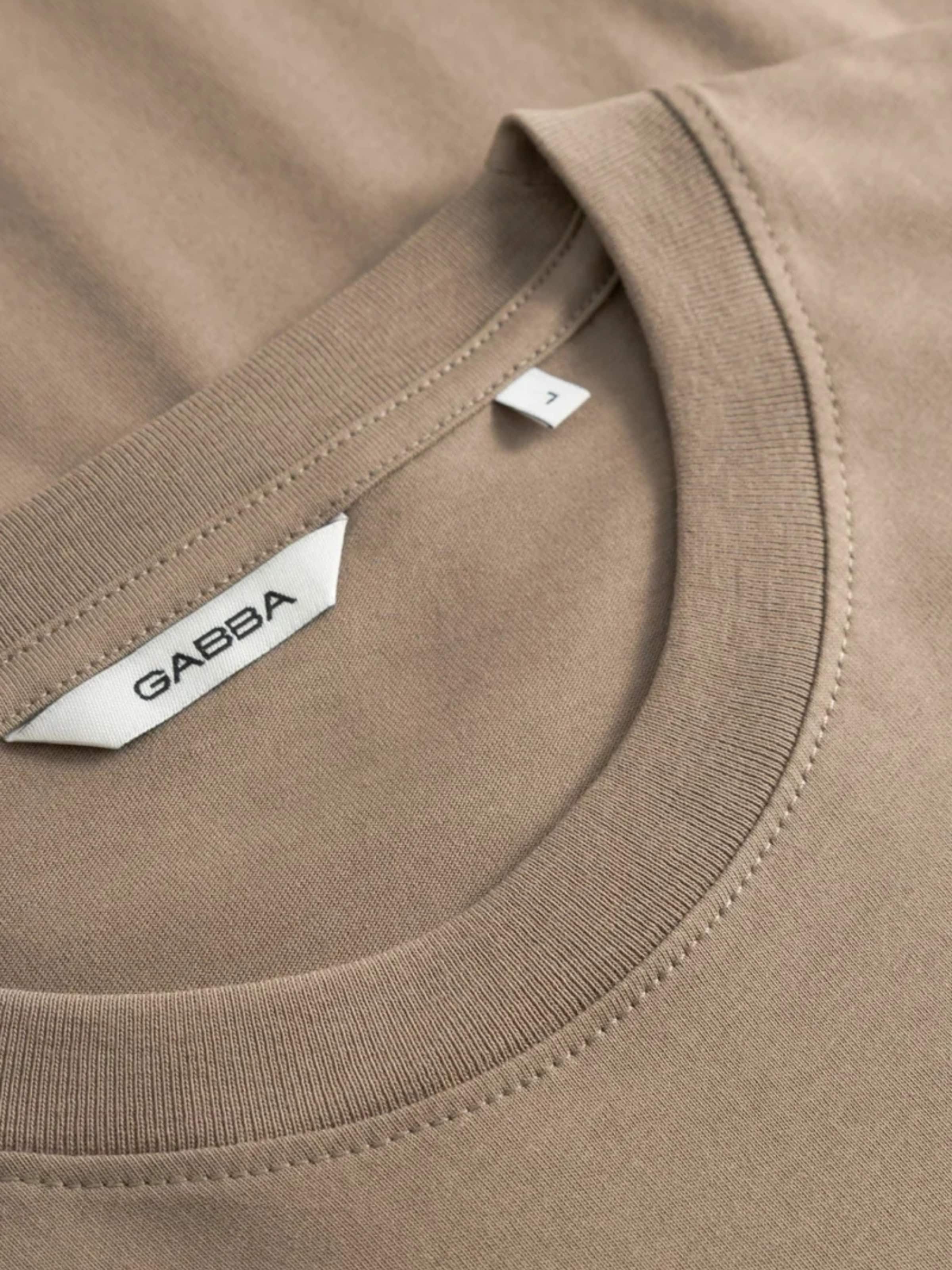 GABBA Klasický střih Košile ' GABdune ' – hnědá