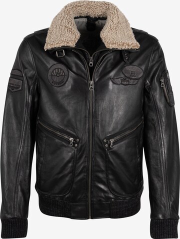 Gipsy Between-Season Jacket 'Starpatrol' in Black: front