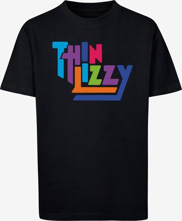 Merchcode Shirt 'Thin Lizzy' in Zwart: voorkant