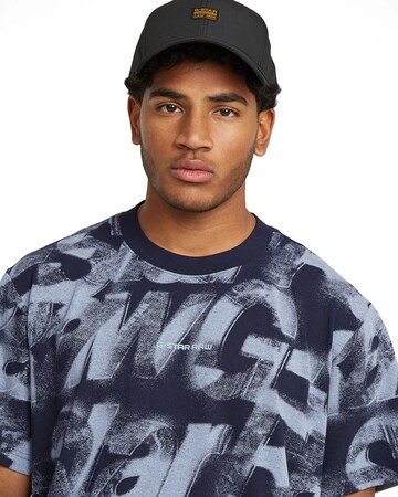 G-STAR T-Shirt 'Letters' in Blau