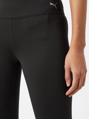 PUMA Skinny Sporthose in Schwarz